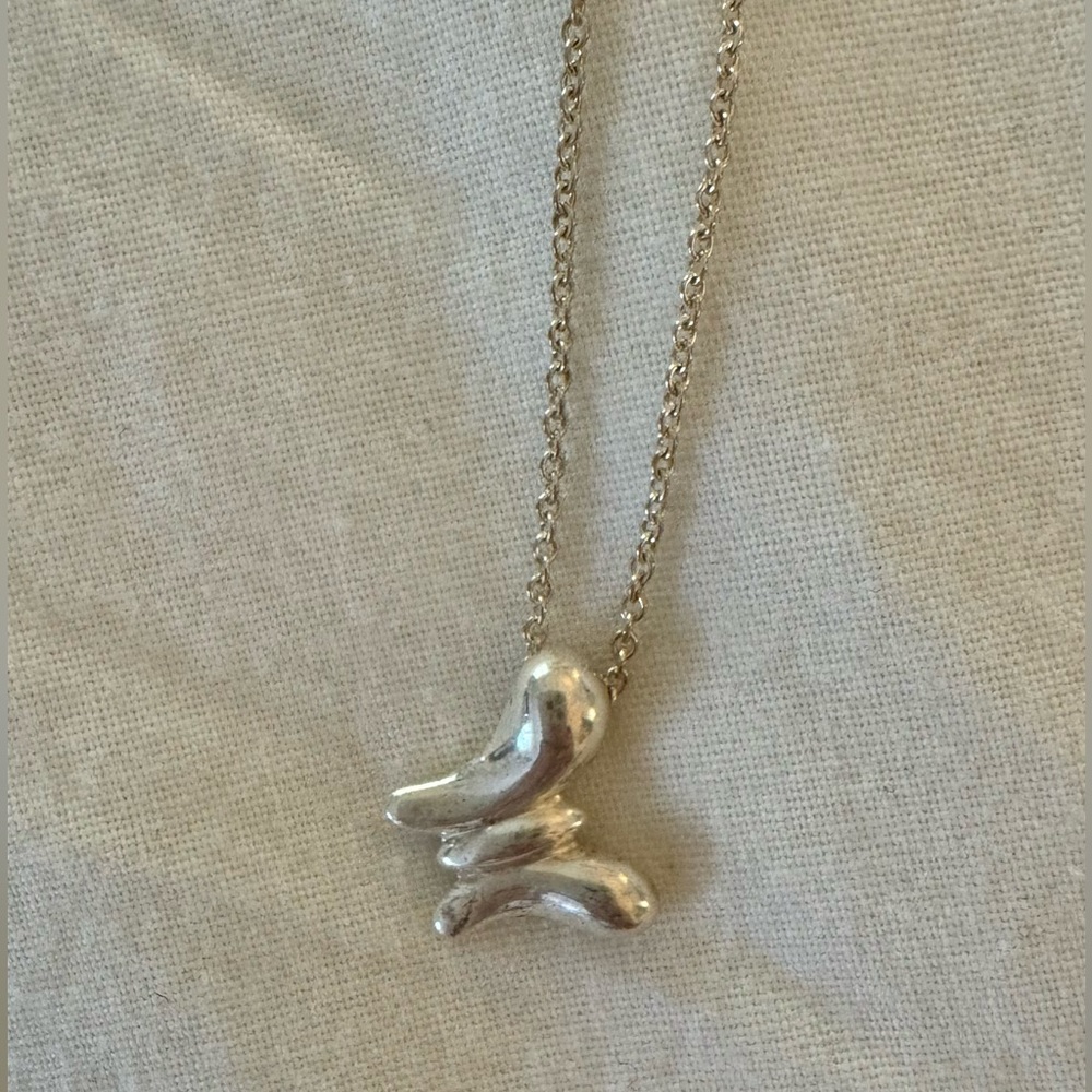 Tiffany & Co by Elsa Peretti Butterfly necklace sterling silver with chain